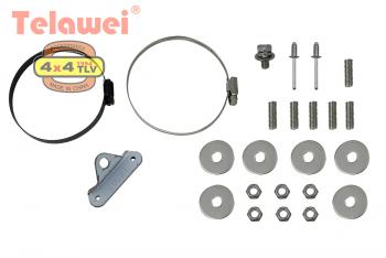 6 069 р. Шноркель Telawei для Toyota Hilux 2015+ 2.8TD (Black Onyx) Telawei 011sat0187d  с доставкой в г. Керчь. Увеличить фотографию 3