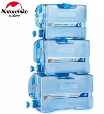 3 119 р. Канистра Naturehike для воды, 24 л., прозрачная Naturehike nh18s024-t-24l  с доставкой в г. Керчь. Увеличить фотографию 2