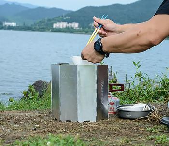 679 р. Экран ветрозащитный Naturehike, 10 секций, 84х24 см Naturehike nh20cj008-sl  с доставкой в г. Керчь. Увеличить фотографию 6