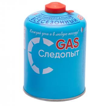 599 р. Баллон газовый резьбовой СЛЕДОПЫТ 450 гр., всесезонный СЛЕДОПЫТ pf-fg-450r  с доставкой в г. Керчь. Увеличить фотографию 1