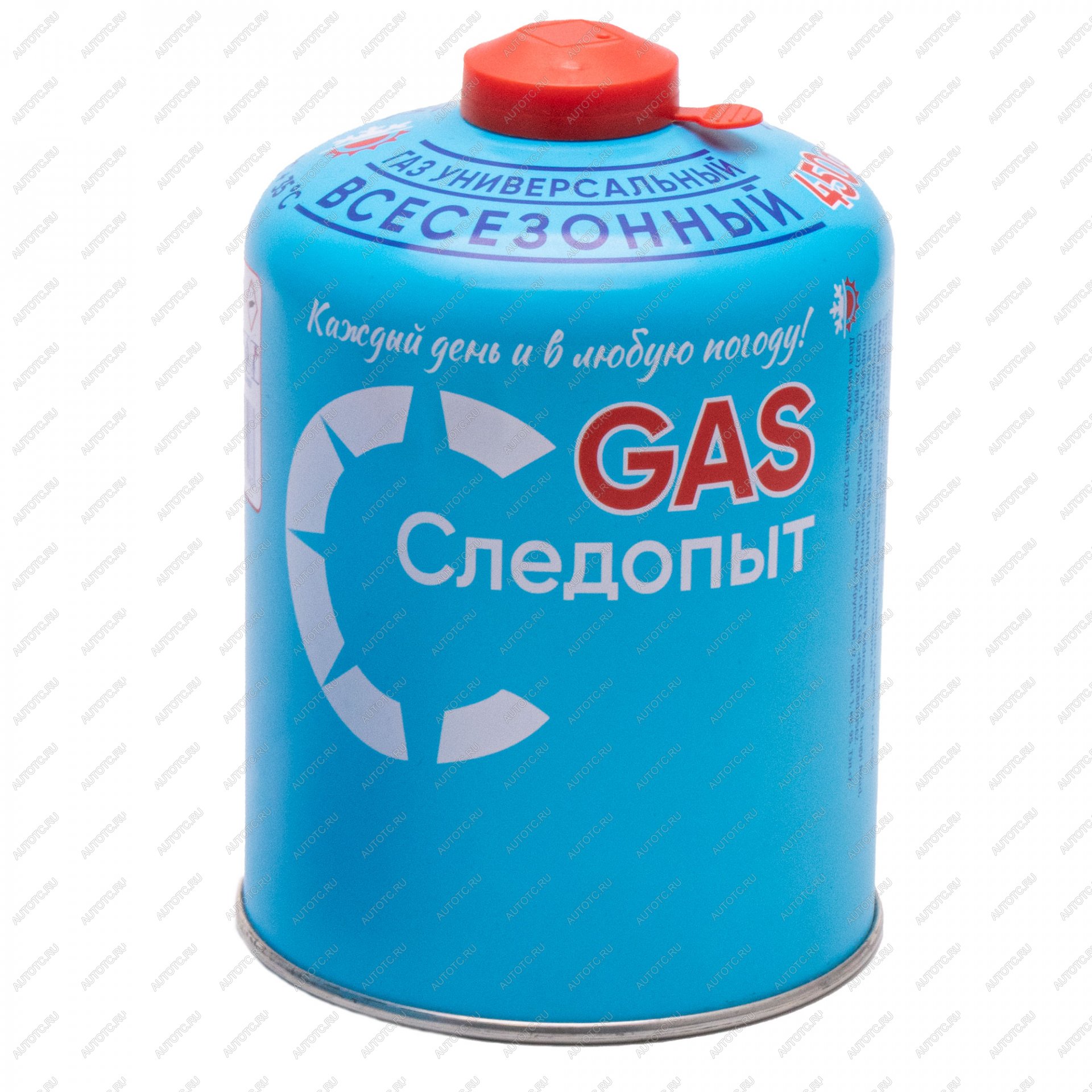 599 р. Баллон газовый резьбовой СЛЕДОПЫТ 450 гр., всесезонный СЛЕДОПЫТ pf-fg-450r  с доставкой в г. Керчь