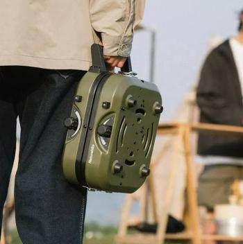17 929 р. Плита газовая Naturehike 2,3 кВт, портативная, двойная, складная Naturehike nh22rj003-agr  с доставкой в г. Керчь. Увеличить фотографию 7