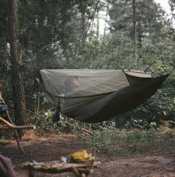 7 169 р. Гамак Naturehike, туристический, с москитной сеткой, коричневый Naturehike nh22dc004-sibr  с доставкой в г. Керчь. Увеличить фотографию 3