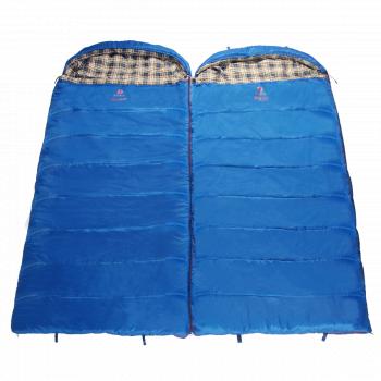 4 789 р. Мешок спальный BTrace Duvet (Правый, СерыйСиний), (ТК: 0C) BTrace s0570  с доставкой в г. Керчь. Увеличить фотографию 5