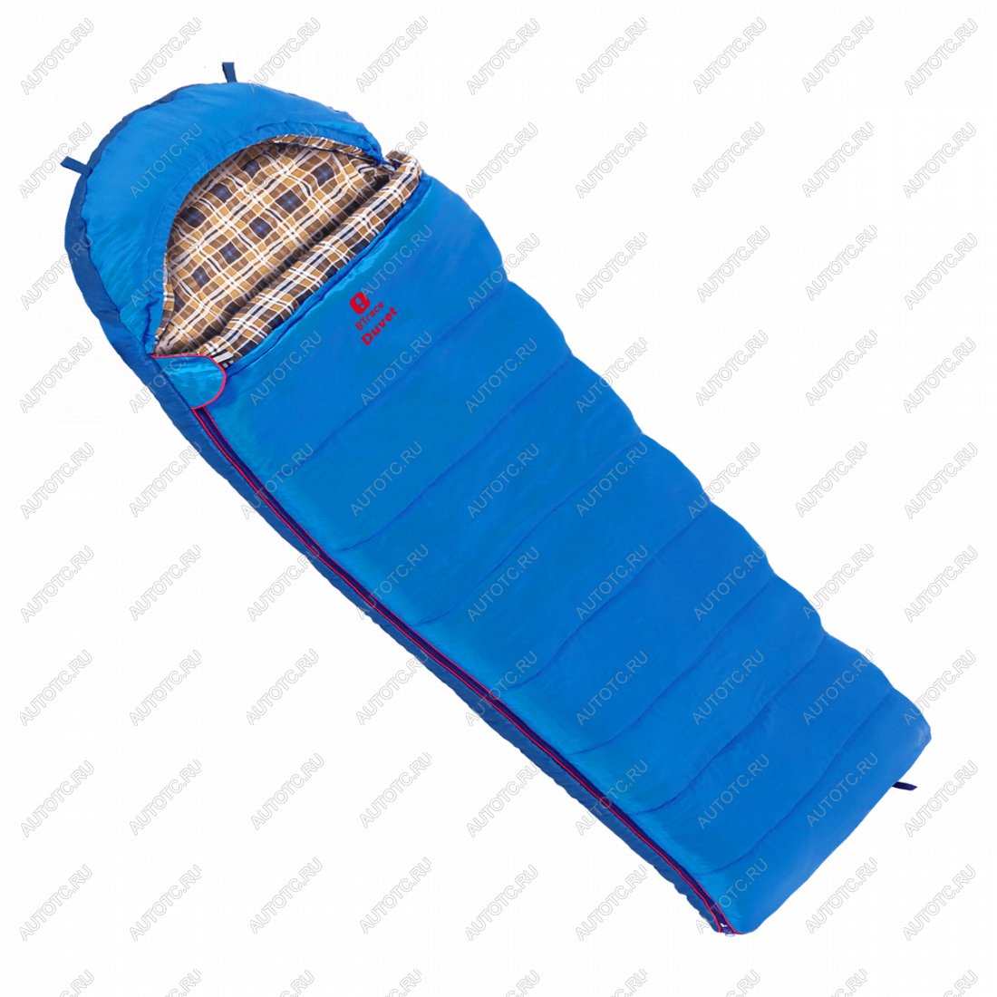 4 789 р. Мешок спальный BTrace Duvet (Правый, СерыйСиний), (ТК: 0C) BTrace s0570  с доставкой в г. Керчь