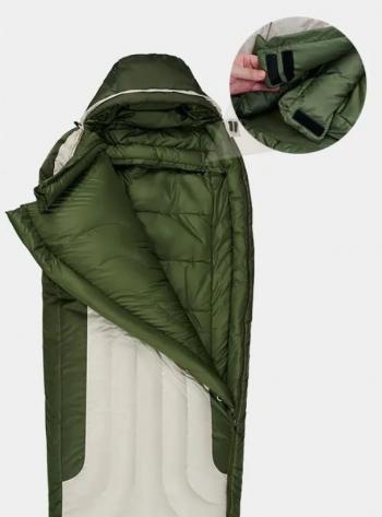 49 549 р. Мешок спальный Naturehike XR1500, 226х85 см, (правый) (ТК: -25C), бежево-зелёный Naturehike cnh22sd007-xr1500dgr  с доставкой в г. Керчь. Увеличить фотографию 4