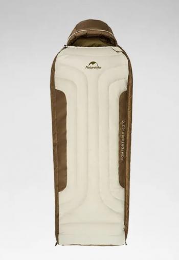 29 929 р. Мешок спальный Naturehike XR750, 226х85 см, (правый) (ТК: -12C), бежево-коричневый Naturehike cnh22sd007-xr750red  с доставкой в г. Керчь. Увеличить фотографию 1