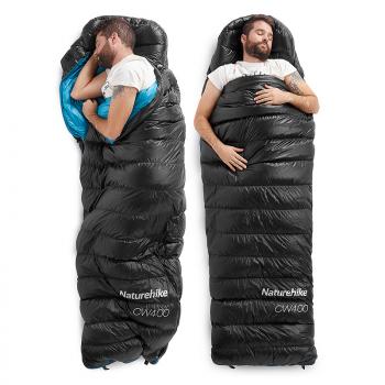 21 019 р. Мешок спальный Naturehike Ultralight CW400 M , 210х75 см, (правый) (ТК: +5C), черный Naturehike nh18c400-d-blm  с доставкой в г. Керчь. Увеличить фотографию 8