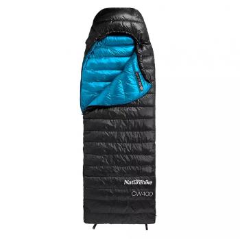 21 019 р. Мешок спальный Naturehike Ultralight CW400 M , 210х75 см, (правый) (ТК: +5C), черный Naturehike nh18c400-d-blm  с доставкой в г. Керчь. Увеличить фотографию 1