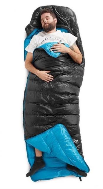 12 999 р. Мешок спальный Naturehike Ultralight CWZ400 L, 220х85 см, (правый) (ТК: +7C), черный Naturehike nh19w400-z-bll  с доставкой в г. Керчь. Увеличить фотографию 2