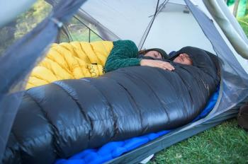 10 899 р. Мешок спальный Naturehike Ultralight CWZ400 M, 210х75 см, (правый) (ТК: +7C), желтый Naturehike nh19w400-z-yem  с доставкой в г. Керчь. Увеличить фотографию 3