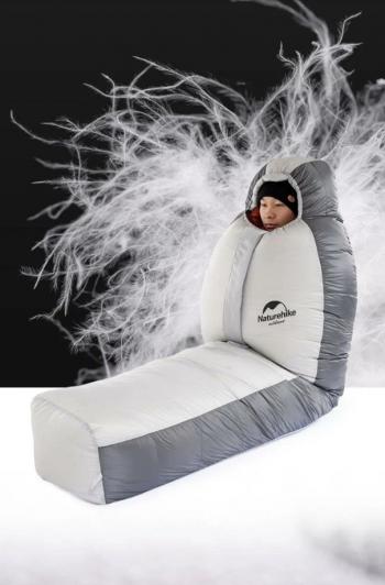 65 569 р. Мешок спальный Naturehike Arctic-17, 200х75 см, (ТК: -17C), серебристый Naturehike nh19yd005-sil1000g  с доставкой в г. Керчь. Увеличить фотографию 4