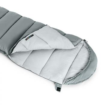 4 399 р. Мешок спальный Naturehike Envelope M180, (190+30)х80 см, (левый) (ТК: +12C), серый Naturehike nh20msd02-gm180-l  с доставкой в г. Керчь. Увеличить фотографию 4