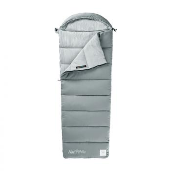 4 859 р. Мешок спальный Naturehike Envelope M300, (190+30)х80 см, (правый) (ТК: +6C), серый Naturehike nh20msd02-gm300  с доставкой в г. Керчь. Увеличить фотографию 1