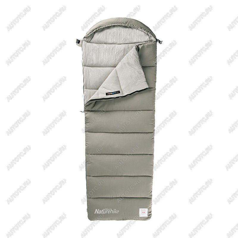 4 399 р. Мешок спальный Naturehike Envelope M180, (190+30)х80 см, (правый) (ТК: +12C), зеленый Naturehike nh20msd02-grm180  с доставкой в г. Керчь