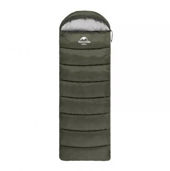 3 569 р. Мешок спальный Naturehike U150, 220х75 см, (ТК: +11C), (правый), темно-зеленый Naturehike nh20msd07-arm150  с доставкой в г. Керчь. Увеличить фотографию 1