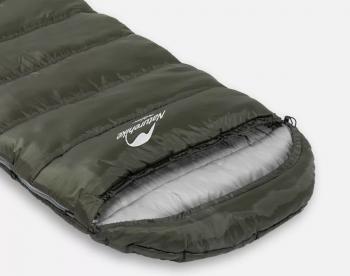 4 289 р. Мешок спальный Naturehike U250, (190х30)х75 см, (левый) (ТК: +6C), темно-зеленый Naturehike nh20msd07-arm250-l  с доставкой в г. Керчь. Увеличить фотографию 5