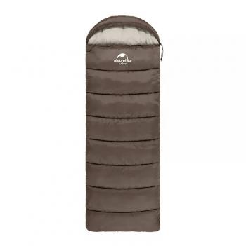 5 939 р. Мешок спальный Naturehike U350S, (190+30)х75 см, (ТК: -3C), (правый), коричневый Naturehike nh20msd07-gre350s  с доставкой в г. Керчь. Увеличить фотографию 1