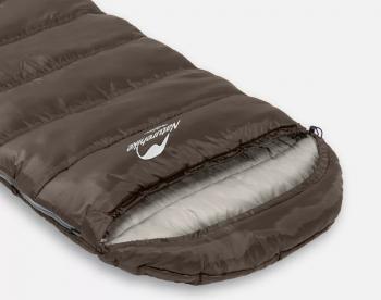 5 739 р. Мешок спальный Naturehike U350S, (190+30)х75 см, (ТК: -3C), (левый), коричневый Naturehike nh20msd07-gre350s-l  с доставкой в г. Керчь. Увеличить фотографию 7