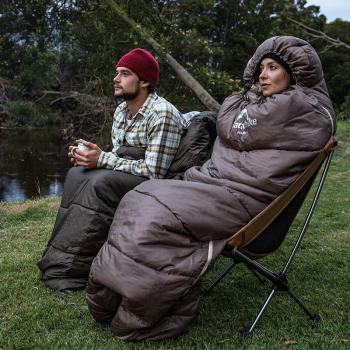 4 559 р. Мешок спальный Naturehike U350, (190х30)х75 см, (правый) (ТК: +1C), коричневый Naturehike nh20msd07-gu350  с доставкой в г. Керчь. Увеличить фотографию 10