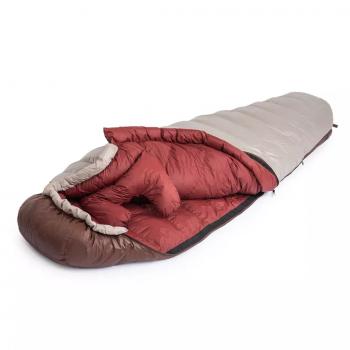 13 729 р. Мешок спальный Naturehike SnowBird, 220х85 см, XL (420G), (правый) (ТК: +7C), серыйкоричневый Naturehike nh20yd001-sbr420  с доставкой в г. Керчь. Увеличить фотографию 2