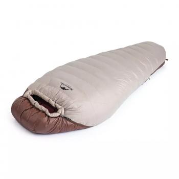 17 009 р. Мешок спальный Naturehike SnowBird, 220х85 см, XL (620G), (правый) (ТК: +2C), серыйкоричневый Naturehike nh20yd001-sbr620  с доставкой в г. Керчь. Увеличить фотографию 3