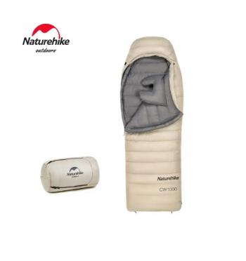 58 109 р. Мешок спальный Naturehike CW1000, 220х80 см, (правый) (ТК: -5C), бежевый Naturehike nh22yd002-kh1000g  с доставкой в г. Керчь. Увеличить фотографию 1