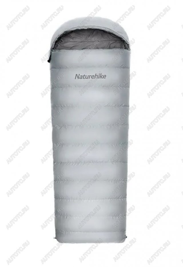 19 129 р. Мешок спальный Naturehike RM80, 220х80 см, (правый) (ТК: -2C), серый Naturehike nh22yd003-rm80ltg-l  с доставкой в г. Керчь