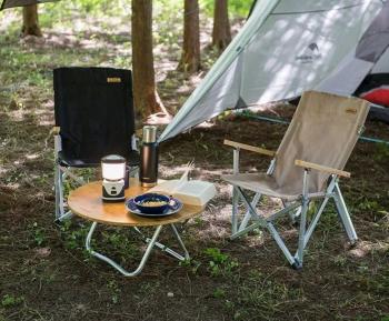6 449 р. Кресло туристическое Naturehike, складное, хаки, до 120 кг Naturehike nh19jj004-kh  с доставкой в г. Керчь. Увеличить фотографию 4