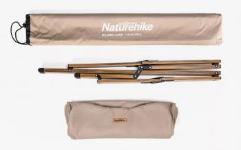 7 419 р. Кресло туристическое Naturehike MW01, складное, хаки, до 120 кг Naturehike nh19y001-z-kh  с доставкой в г. Керчь. Увеличить фотографию 3