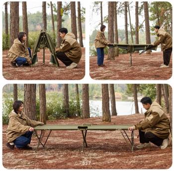 8 249 р. Раскладушка Naturehike XJC14, 205х73х49 см, до 120 кг, зеленая Naturehike cnh22ju033-regr  с доставкой в г. Керчь. Увеличить фотографию 2