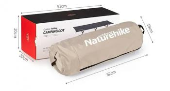 14 239 р. Раскладушка Naturehike XJC04 190х65х38 см, до 150 кг, хаки Naturehike nh19jj006-kh  с доставкой в г. Керчь. Увеличить фотографию 8