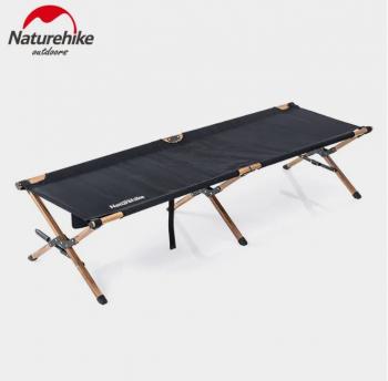 9 599 р. Раскладушка Naturehike XJC03, 196х64х43 см, до 150 кг, черная Naturehike nh19x003-c-bl  с доставкой в г. Керчь. Увеличить фотографию 1