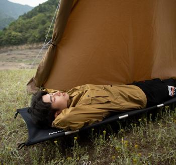 9 339 р. Раскладушка Naturehike XJC05, 190х65х15 см, до 150 кг, черная Naturehike nh20jj001-bl  с доставкой в г. Керчь. Увеличить фотографию 5