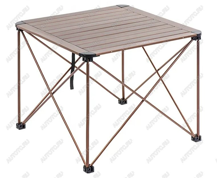 9 759 р. Стол туристический Naturehike алюминиевый, 69,5х69,5х56 см, складной, золотистый Naturehike nh16z016-l-bch  с доставкой в г. Керчь