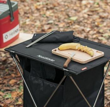 3 639 р. Стол туристический Naturehike алюминиевый, складной, 56,5х45х62 см, с сумкой для посуды, черный Naturehike nh19jj084-bl  с доставкой в г. Керчь. Увеличить фотографию 8