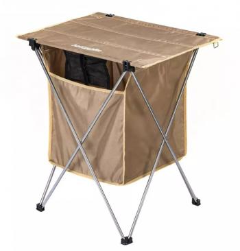 3 639 р. Стол туристический Naturehike алюминиевый, 56,5х45х62 см, складной, с сумкой для посуды, хаки Naturehike nh19jj084-kh  с доставкой в г. Керчь. Увеличить фотографию 1