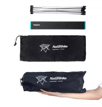 4 309 р. Стол туристический Naturehike складной, 68х46х40,5 см, серый Naturehike nh19z008-z-g  с доставкой в г. Керчь. Увеличить фотографию 3