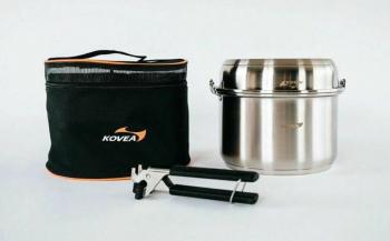 18 499 р. Набор посуды Kovea KOVEA TRIPLE STAINLESS COOKWARE-L KOVEA kcw-1901  с доставкой в г. Керчь. Увеличить фотографию 6