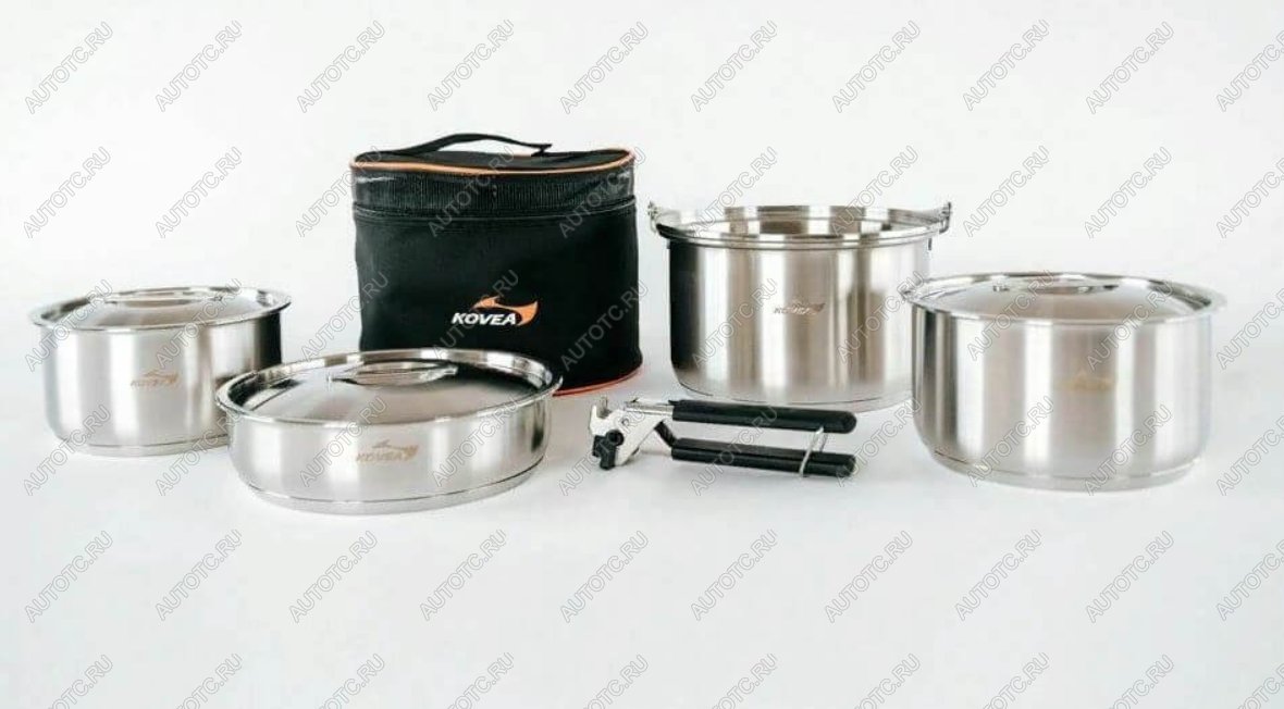 18 499 р. Набор посуды Kovea KOVEA TRIPLE STAINLESS COOKWARE-L KOVEA kcw-1901  с доставкой в г. Керчь