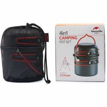 3 289 р. Набор посуды Naturehike туристический 4 в 1 (подвес+3 чашки) Naturehike nh18t018-g-va  с доставкой в г. Керчь. Увеличить фотографию 7