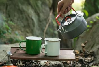 1 729 р. Чайник походный Naturehike 1.1 л. Naturehike nh17c020-h-g.110  с доставкой в г. Керчь. Увеличить фотографию 7