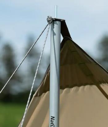 7 139 р. Тент кемпинговый Naturehike 3Х5 м., золотистый Naturehike nh20tm006-qgld35  с доставкой в г. Керчь. Увеличить фотографию 3