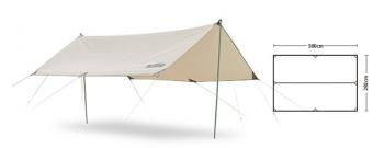 7 139 р. Тент кемпинговый Naturehike 3Х5 м., золотистый Naturehike nh20tm006-qgld35  с доставкой в г. Керчь. Увеличить фотографию 6