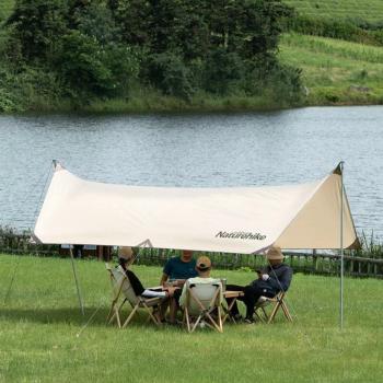 7 139 р. Тент кемпинговый Naturehike 3Х5 м., серебристый Naturehike nh20tm006-slv35  с доставкой в г. Керчь. Увеличить фотографию 5