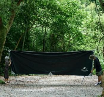 8 929 р. Тент кемпинговый Naturehike 3Х5 м., черно-серебристый винил Naturehike nh20tm006-vcslv35  с доставкой в г. Керчь. Увеличить фотографию 3