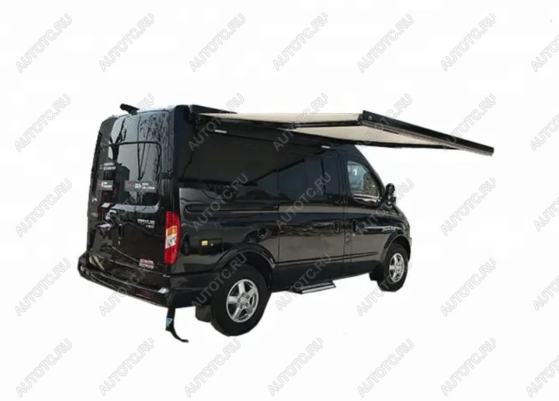 103 289 р. Маркиза автомобильная РИФ 3,5х2,5 м кассетная с электроприводом, корпус черный РИФ rif5533-3525bm  с доставкой в г. Керчь