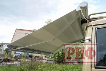 73 799 р. Маркиза автомобильная РИФ 2,5х2,0 м кассетная с электроприводом, корпус белый РИФ rif5833-2520m  с доставкой в г. Керчь. Увеличить фотографию 13