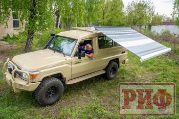 73 799 р. Маркиза автомобильная РИФ 2,5х2,0 м кассетная с электроприводом, корпус белый РИФ rif5833-2520m  с доставкой в г. Керчь. Увеличить фотографию 22