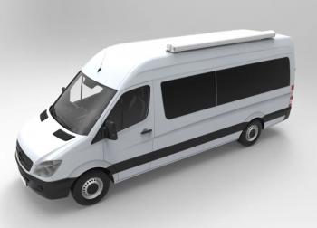 112 989 р. Маркиза автомобильная РИФ 3,5х2,5 м кассетная с электроприводом, корпус белый РИФ rif5833-3525m  с доставкой в г. Керчь. Увеличить фотографию 2